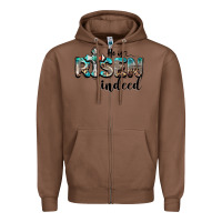 Chestnut he is risen indeed Zipper Hoodie - BarkalooDesign