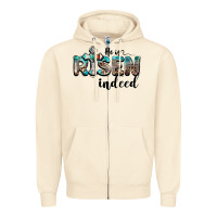 Sandshell he is risen indeed Zipper Hoodie - BarkalooDesign