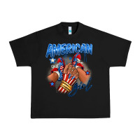 Black Afro american girl sneakers Urban Heavy Tee - RanaPortraitStore