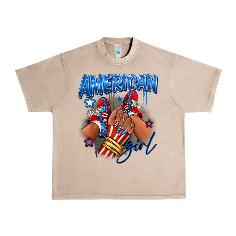 Afro American Girl Sneakers Urban Heavy Tee by RanaPortraitStore | Teevron