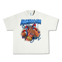 Pistachio Afro american girl sneakers Urban Heavy Tee - RanaPortraitStore