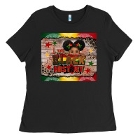 Black i am black history Ladies Tee - CowGirlArtShop