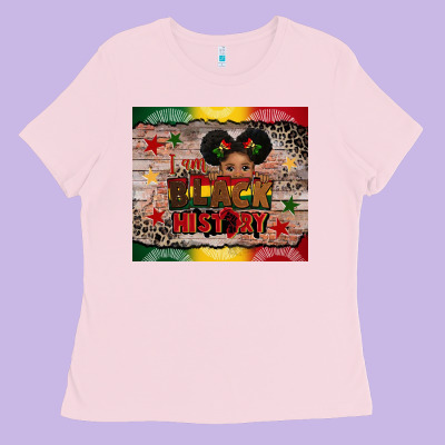 I Am Black History Ladies Tee Designed By Cowgirlartshop