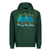 Sports Green Merry Christmas Premium Hoodie - CowhideDigitalArt