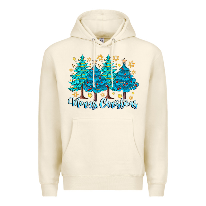 Merry Christmas Premium Hoodie by CowhideDigitalArt | Teevron