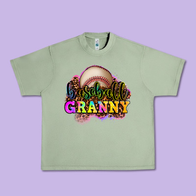 Baseball Granny Urban Heavy Tee Designed By Oliviacreatesart