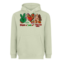 Matcha peace love Christmas cakes Heavyweight Hoodie - AdoDesignShop
