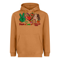 Meerkat peace love Christmas cakes Heavyweight Hoodie - AdoDesignShop