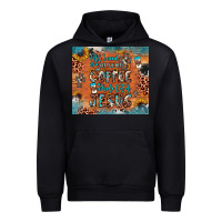 Black all i need is a little bit of coffee and o whole lot of jesus Urban Hoodie - JahusDesignShop