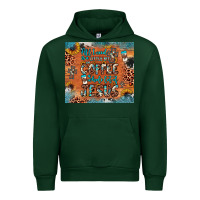 Forest Green all i need is a little bit of coffee and o whole lot of jesus Urban Hoodie - JahusDesignShop