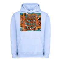 Pigment Grape Ice all i need is a little bit of coffee and o whole lot of jesus Urban Hoodie - JahusDesignShop