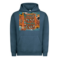 Pigment Midnight Navy all i need is a little bit of coffee and o whole lot of jesus Urban Hoodie - JahusDesignShop