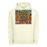 Pigment Pistachio all i need is a little bit of coffee and o whole lot of jesus Urban Hoodie - JahusDesignShop