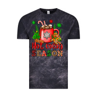 Cloud Black hot cocoa season Vintage Tee - OliviaCreatesArt