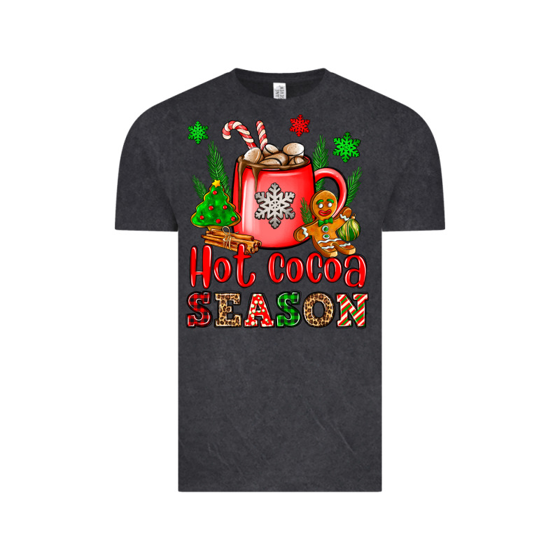 Hot Cocoa Season Vintage Tee by OliviaCreatesArt | Teevron