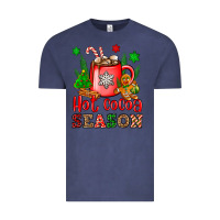 Vintage Denim hot cocoa season Vintage Tee - OliviaCreatesArt