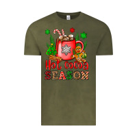 Vintage Olive hot cocoa season Vintage Tee - OliviaCreatesArt