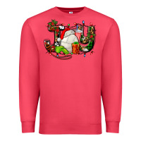 Cardinal joy with volleyball and santa's hat Premium Sweatshirt - AdoDesignShop