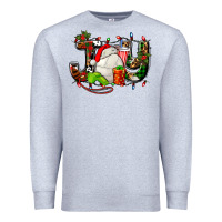 Joy With Volleyball And Santa's Hat Premium Sweatshirt | Teevron