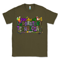 Army Green medical laboratory technician mardi gras Classic Tee - CowGirlArtShop