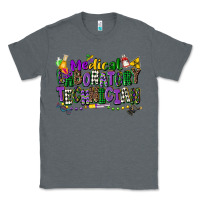 Charcoal Heather medical laboratory technician mardi gras Classic Tee - CowGirlArtShop