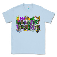 Dusty Blue medical laboratory technician mardi gras Classic Tee - CowGirlArtShop
