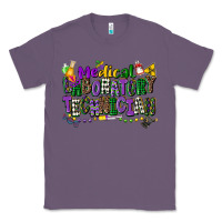 Lavender medical laboratory technician mardi gras Classic Tee - CowGirlArtShop