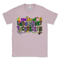 Lilac medical laboratory technician mardi gras Classic Tee - CowGirlArtShop