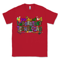 Red medical laboratory technician mardi gras Classic Tee - CowGirlArtShop