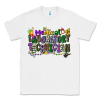 White medical laboratory technician mardi gras Classic Tee - CowGirlArtShop