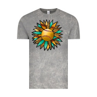 Cloud Rock Softball Sunflower Vintage Tee - Jasminsmagicworld