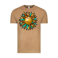 Vintage Camel Softball Sunflower Vintage Tee - Jasminsmagicworld
