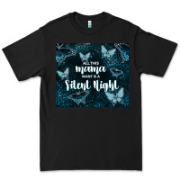 Black all this mama want is a silent night Premium Tee - TumblerDesignByShophia