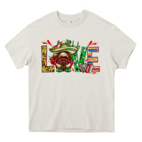 Cream Mexico love with gnome Heavy Core Tee - NancyCooperArtShop