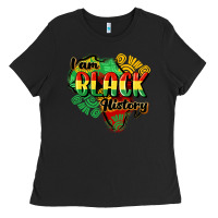 Black i am black history Ladies Tee - CowGirlArtShop