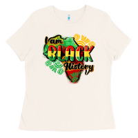 Bone i am black history Ladies Tee - CowGirlArtShop