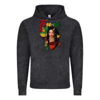 Vintage Black Free-ish since 1865 black woman Vintage Hoodie - FaDigitalArtStudio