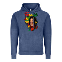 Vintage Denim Free-ish since 1865 black woman Vintage Hoodie - FaDigitalArtStudio