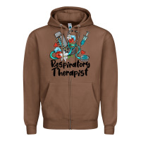 Chestnut respiratory therapist Zipper Hoodie - BarkalooDesign