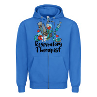 True Royal respiratory therapist Zipper Hoodie - BarkalooDesign