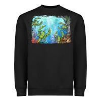 Black lobster background Heavyweight Sweatshirt - BarkalooDesign