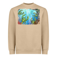 Mushroom lobster background Heavyweight Sweatshirt - BarkalooDesign