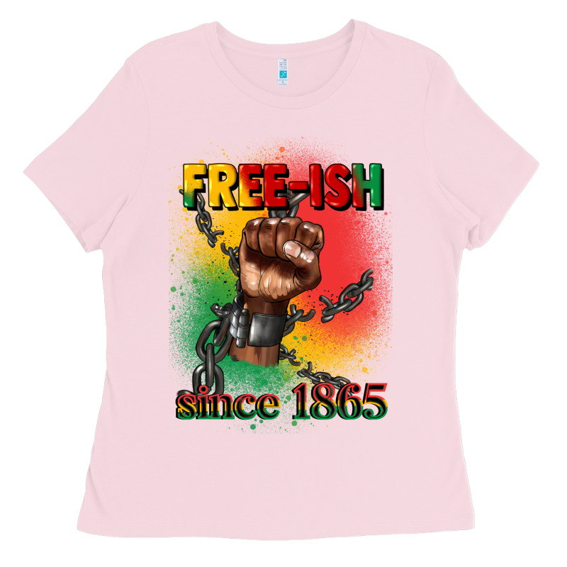 Free Ish Since 1865 Juneteenth Ladies Tee by CowGirlArtShop | Teevron