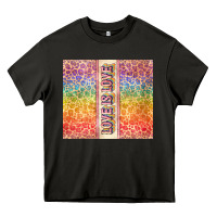 Asphalt Love is love Pride LGBTQ+ Heavy Core Tee - NancyCooperArtShop
