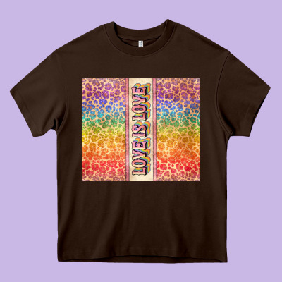 Love Is Love Pride Lgbtq+ Heavy Core Tee Designed By Nancycooperartshop