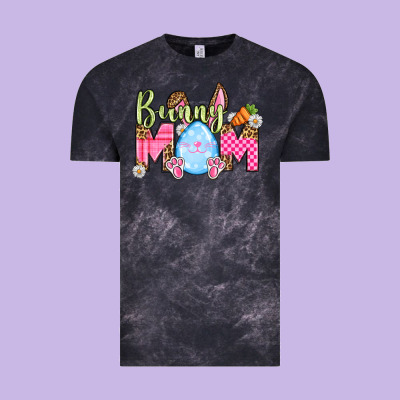 Easter Day Bunny Mom Vintage Tee Designed By Oliviacreatesart