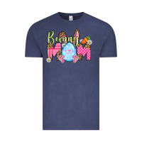 Vintage Denim Easter Day Bunny mom Vintage Tee - OliviaCreatesArt