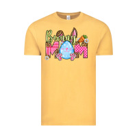 Vintage Mustard Easter Day Bunny mom Vintage Tee - OliviaCreatesArt