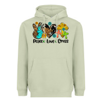 Matcha peace love cross Heavyweight Hoodie - AdoDesignShop