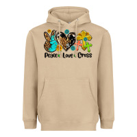 Mushroom peace love cross Heavyweight Hoodie - AdoDesignShop